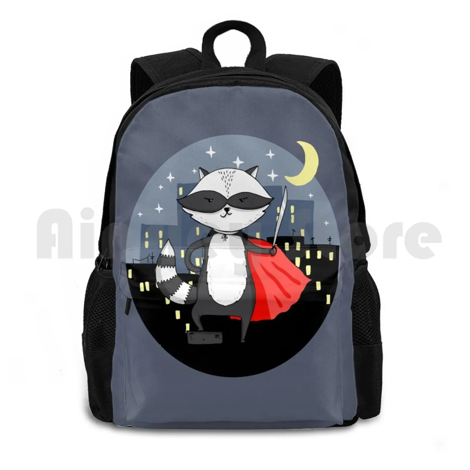 Уличный походный рюкзак Raccoon Superhero, спортивная сумка для верховой езды, скалолазания, супергерой енота здесь, ночной город
Уличный походный рюкзак Raccoon Superhero, спортивная сумка для верховой езды, скалолазания, супергерой енота здесь, ночной город