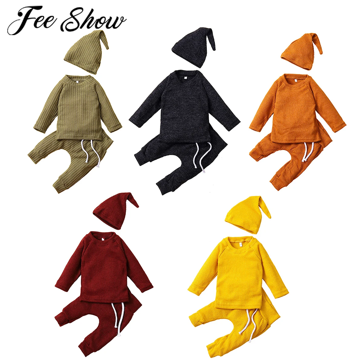 3pcs Newborn Baby Boy Girls Clothes Kids Infant Ribbed Knitted Tops Pants Hat Outfits Set Autumn Baby Clothing 2021 Casual Suits
3pcs Newborn Baby Boy Girls Clothes Kids Infant Ribbed Knitted Tops Pants Hat Outfits Set Autumn Baby Clothing 2021 Casual Suits