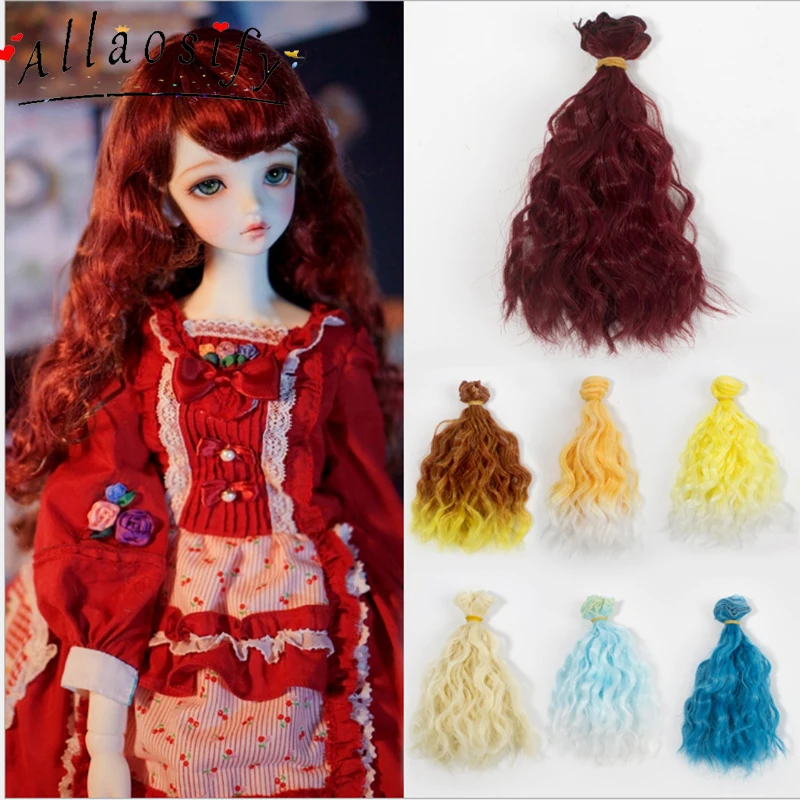 Allaosify 15cm 25cm * 100cm Gradient Curly Hair High Temperature Fiber BJD SD DIY Doll Wig
Allaosify 15cm 25cm * 100cm Gradient Curly Hair High Temperature Fiber BJD SD DIY Doll Wig