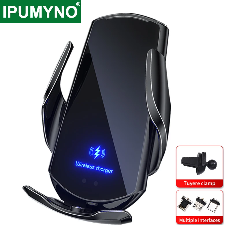 15w Qi Wireless Charger Car Mobile Phone Holder Stand Bracket Magnetic Support Automatic Telephone Clip For Iphone Accessories
15w Qi Wireless Charger Car Mobile Phone Holder Stand Bracket Magnetic Support Automatic Telephone Clip For Iphone Accessories