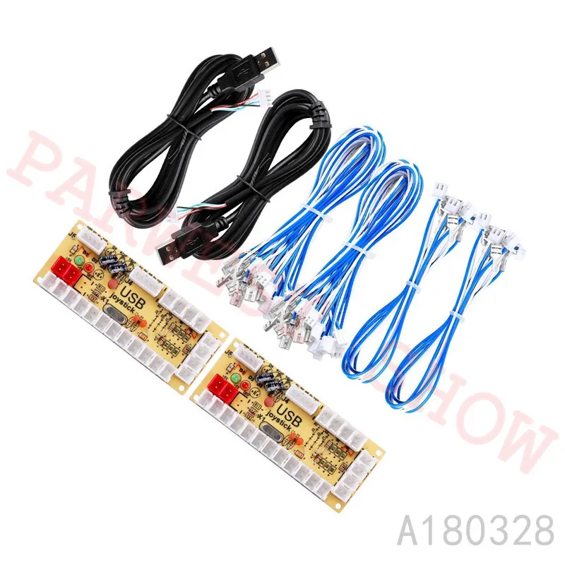10PCS Zero Delay Arcade USB ENCODER PC TO ARCADE JOYSTICK FOR 5PIN JOYSTICK & 2.8MM/4.8MM BUTTON Metal & Plastic With USB Cables
10PCS Zero Delay Arcade USB ENCODER PC TO ARCADE JOYSTICK FOR 5PIN JOYSTICK & 2.8MM/4.8MM BUTTON Metal & Plastic With USB Cables