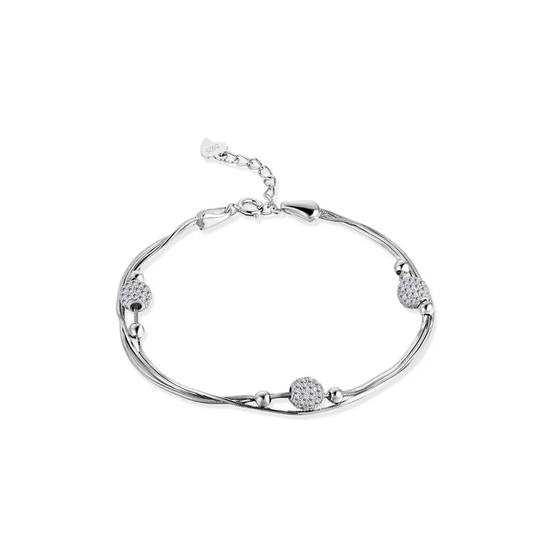 Cross-border New Elegant Ball Player Jewelry Women's S925 Silver Polished Personalized Trend Circle Bead Bracelet
Cross-border New Elegant Ball Player Jewelry Women's S925 Silver Polished Personalized Trend Circle Bead Bracelet