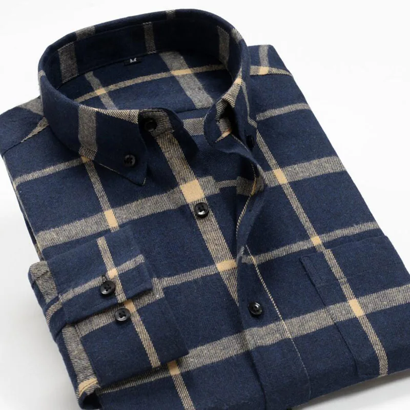 High quality autumn winter men shirts plaid casual Comfortable shirt loose plus size 9XL150KG home Breathable shirts 52 54 56 50
High quality autumn winter men shirts plaid casual Comfortable shirt loose plus size 9XL150KG home Breathable shirts 52 54 56 50
