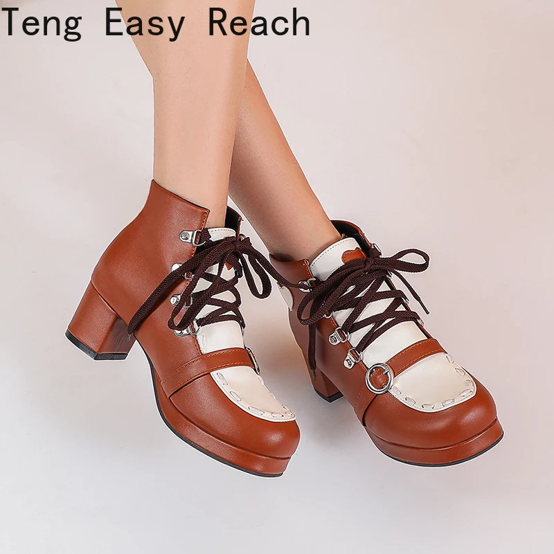 classic Platform Ankle Boots Lovely Sweet Bow Ankle Boots Women Shoes Shoelace Platform Lolita Shoes Woman Plus Size 34- 46
classic Platform Ankle Boots Lovely Sweet Bow Ankle Boots Women Shoes Shoelace Platform Lolita Shoes Woman Plus Size 34- 46