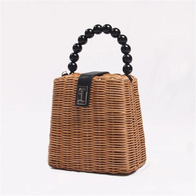 Summer New Straw Rattan Bag for Women Beaded Handle Crossbody Bag Seaside Vacation Beach Bag IL00608
Summer New Straw Rattan Bag for Women Beaded Handle Crossbody Bag Seaside Vacation Beach Bag IL00608