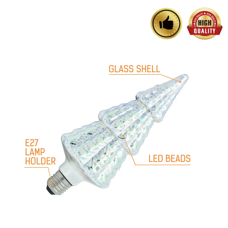 New Year E27 Christmas tree bulb meteor shower AC 85-265V bulb lamp holder colorful Christmas wedding party decoration
New Year E27 Christmas tree bulb meteor shower AC 85-265V bulb lamp holder colorful Christmas wedding party decoration