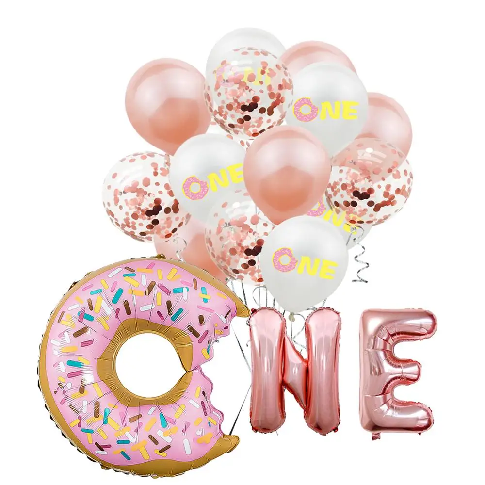 Donut shape 16 inch letter aluminum foil balloon 1 year old birthday party balloon decoration 1st baby baptism latex balloon
Donut shape 16 inch letter aluminum foil balloon 1 year old birthday party balloon decoration 1st baby baptism latex balloon