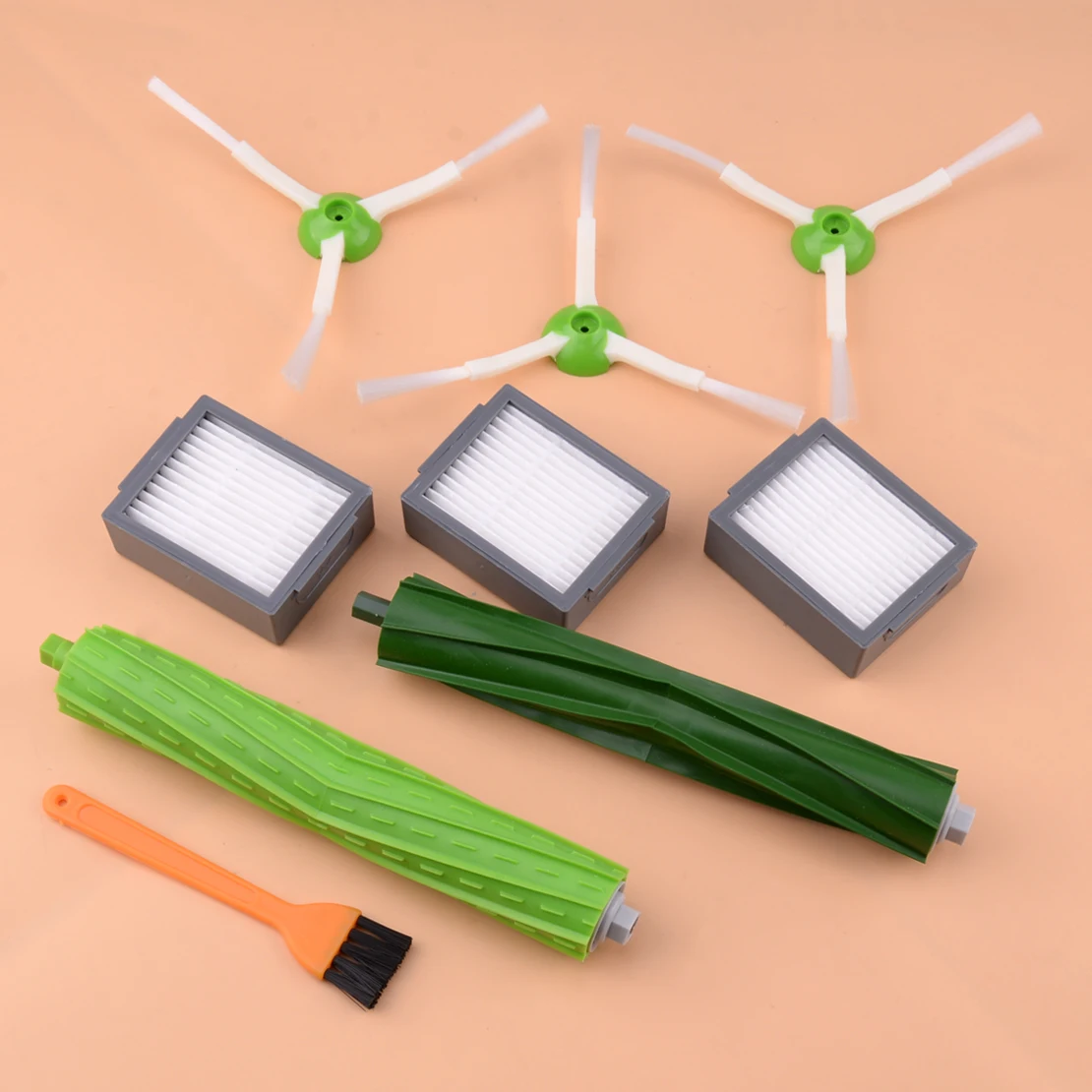 New 9pcs Roller Main Side Cleaning Brush Filter Fit For iRobot Roomba i7 E5 E6 Vacuum Household Tool
New 9pcs Roller Main Side Cleaning Brush Filter Fit For iRobot Roomba i7 E5 E6 Vacuum Household Tool