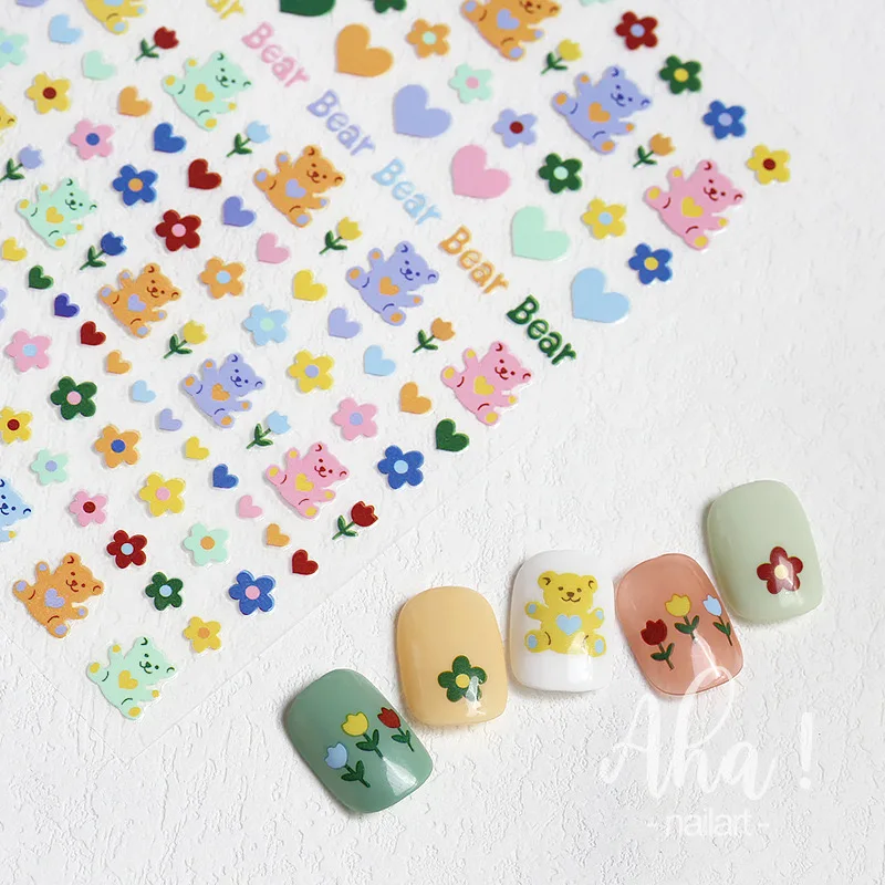 Newest Cartoon Bear 3D Back glue Nail decal Nail sticker Nail decoration Nail art Nail tool Nail ornament HL230
Newest Cartoon Bear 3D Back glue Nail decal Nail sticker Nail decoration Nail art Nail tool Nail ornament HL230