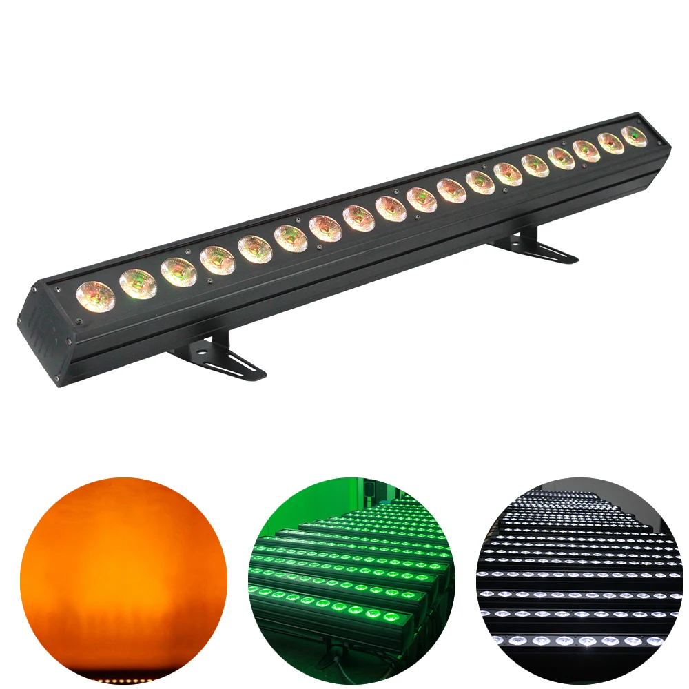 18pcs LED Wall Wash RGBWA-UV Lighting LED Floodlight Bright For Dj Stage Light Indoor Horse Race Lamp Bar Party
18pcs LED Wall Wash RGBWA-UV Lighting LED Floodlight Bright For Dj Stage Light Indoor Horse Race Lamp Bar Party