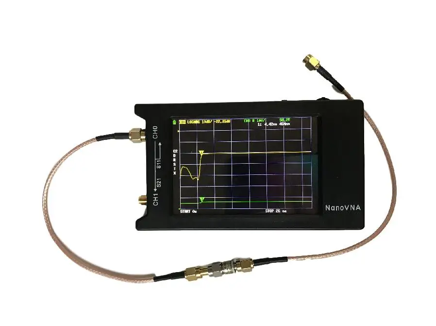 Latest Original Hugen NanoVNA-H4 H 4inch LCD/VNA Vector Network Analyzer HF VHF UHF Antenna Analyzer + case+ Box + Battery
Latest Original Hugen NanoVNA-H4 H 4inch LCD/VNA Vector Network Analyzer HF VHF UHF Antenna Analyzer + case+ Box + Battery