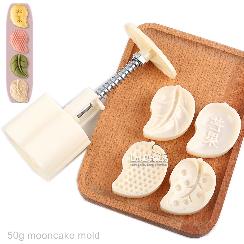 50g 4 discs mang guo mango word leaf shape mooncake mold fondant pineapple cake mold plunger biscuit moulds DIY bakery gadgets
50g 4 discs mang guo mango word leaf shape mooncake mold fondant pineapple cake mold plunger biscuit moulds DIY bakery gadgets