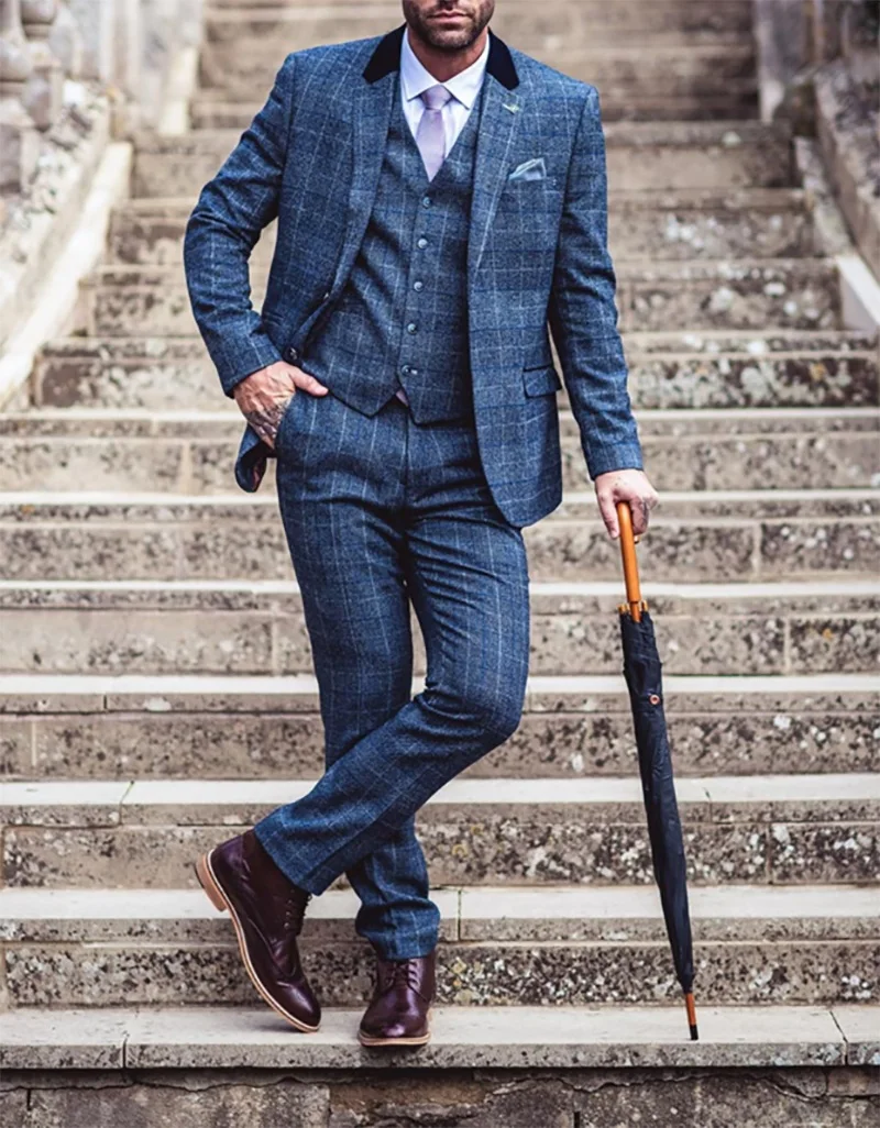 (Jacket+Pants+Vest) Tailor-Made Men Plaid Business Suit 3 Piece Groom Tuxedo Wedding Evening For Man 2021 Slim Fit Custom Made
(Jacket+Pants+Vest) Tailor-Made Men Plaid Business Suit 3 Piece Groom Tuxedo Wedding Evening For Man 2021 Slim Fit Custom Made