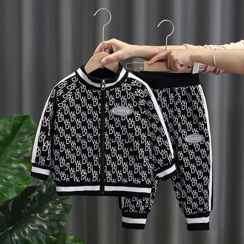 Children's Boy 2 Piece Suit 2021 Spring New Baby Clothes Fashion Kid Sets Clothing Casual Jacket Pants Kids Wear
Children's Boy 2 Piece Suit 2021 Spring New Baby Clothes Fashion Kid Sets Clothing Casual Jacket Pants Kids Wear