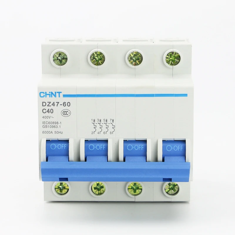Устройство для защиты от короткого замыкания CHINT DZ47-60 4P AC 230/400V breaker C 1 2 3 4 5 6 10 15 16 20 25 32 40 50 60A type C
Устройство для защиты от короткого замыкания CHINT DZ47-60 4P AC 230/400V breaker C 1 2 3 4 5 6 10 15 16 20 25 32 40 50 60A type C
