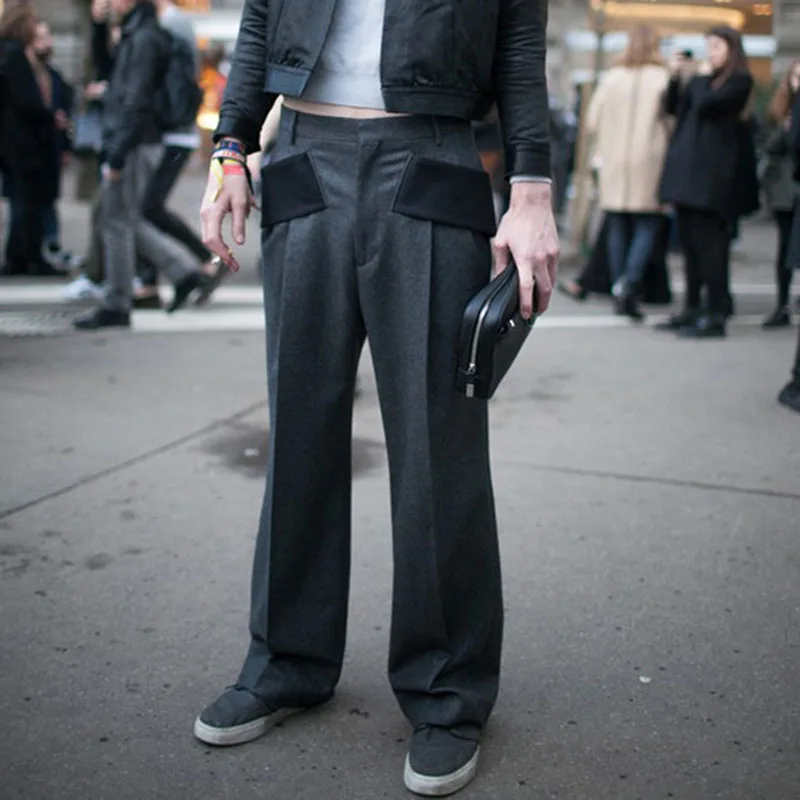 Men's loose straight-leg casual pants European and American street shooting 2020 autumn and winter new large size men's wool woo
Men's loose straight-leg casual pants European and American street shooting 2020 autumn and winter new large size men's wool woo