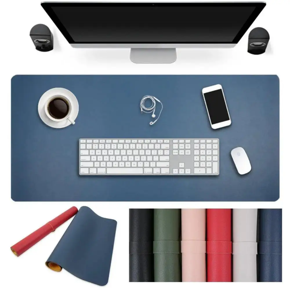 90x45cm Big Size Both Sides Two Colors PU Leather Waterproof XXL Keyboard Mouse Pad Mat Large Office Gaming Desk Mat Anti-slip
90x45cm Big Size Both Sides Two Colors PU Leather Waterproof XXL Keyboard Mouse Pad Mat Large Office Gaming Desk Mat Anti-slip