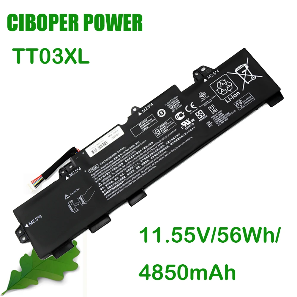 CP Laptop Battery HSTNN-LB8H TT03XL For EliteBook 850 G5 G6 ZBook 15U G5 G6 HSTNN-UB7T HSTNN-LB8H DB8K 932824-2C1 933322-855
CP Laptop Battery HSTNN-LB8H TT03XL For EliteBook 850 G5 G6 ZBook 15U G5 G6 HSTNN-UB7T HSTNN-LB8H DB8K 932824-2C1 933322-855