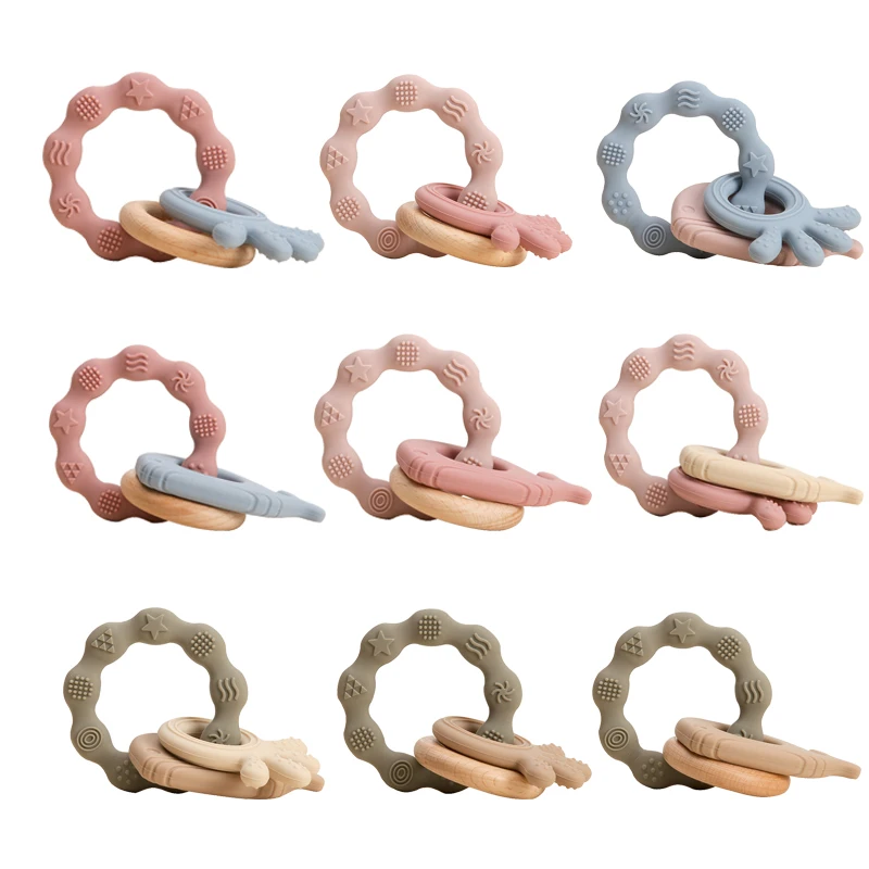 BPA Free Baby Teether Bracelet Silicone Animal Teether Newborn Teething Toys Pain Relief Rings Chewing Teether Baby Supplies
BPA Free Baby Teether Bracelet Silicone Animal Teether Newborn Teething Toys Pain Relief Rings Chewing Teether Baby Supplies