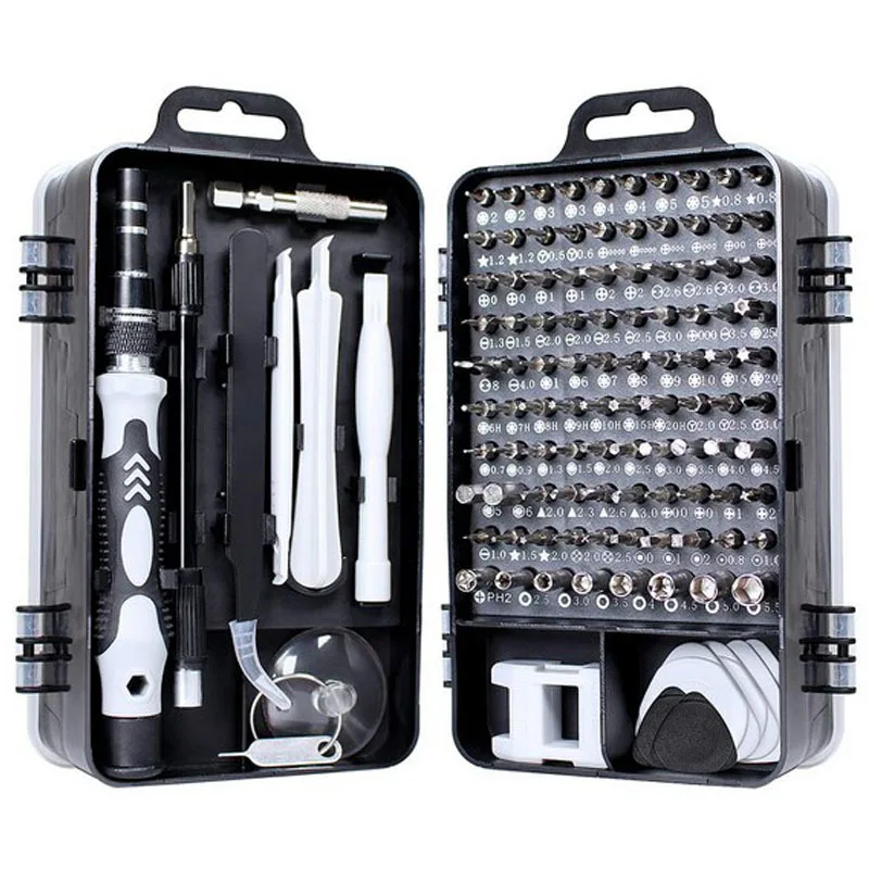 110 In 1 Screwdriver Set Magnetic Screwdriver Bit Torx Multi Clock Phone Camera Repair Tools Kit Electronic Device Hand Tool
110 In 1 Screwdriver Set Magnetic Screwdriver Bit Torx Multi Clock Phone Camera Repair Tools Kit Electronic Device Hand Tool