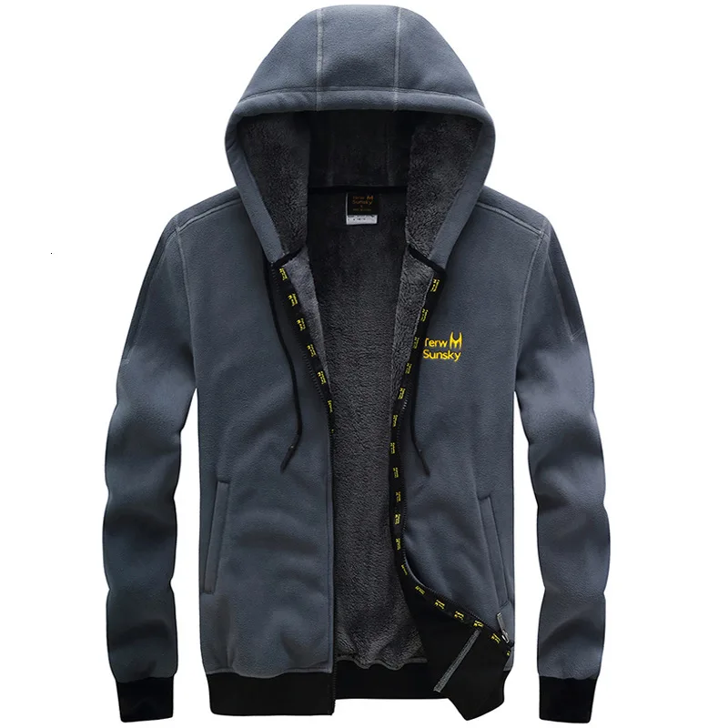 Winter Outdoor Hiking Sports Warm Fleece Hooded Jacket Men Riding Climbing Thick Windproof Fleece Coat Plus Velvet Cardigan Tops
Winter Outdoor Hiking Sports Warm Fleece Hooded Jacket Men Riding Climbing Thick Windproof Fleece Coat Plus Velvet Cardigan Tops