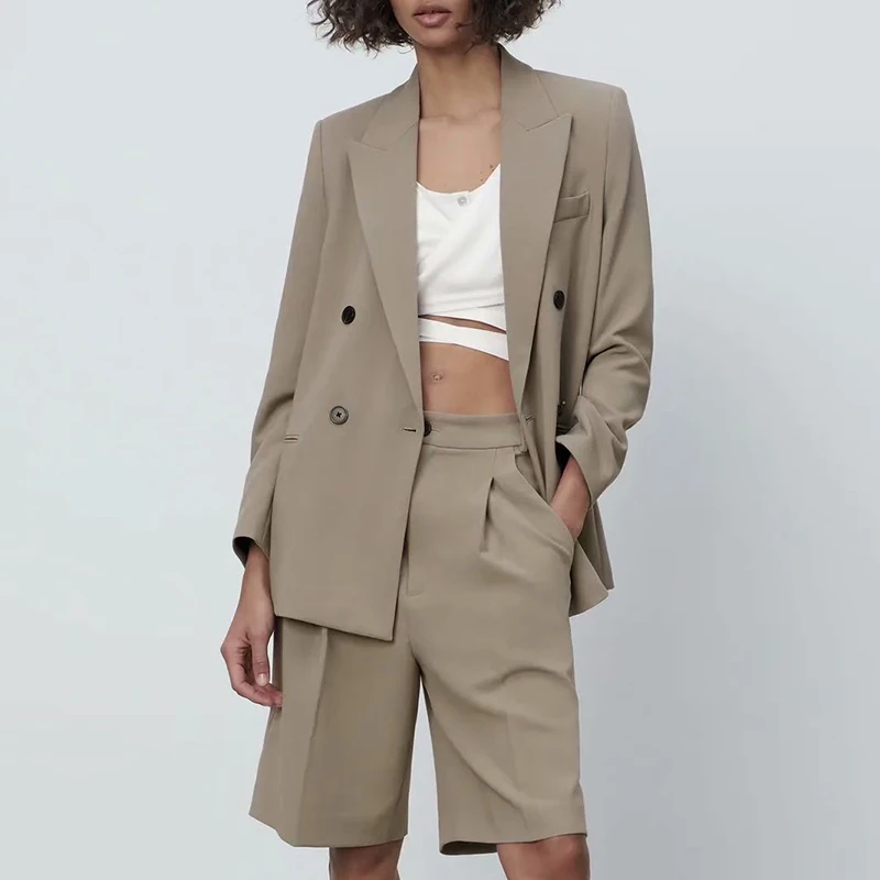 2 Pieces Spring Summer Solid Blazer Suit Office Blazer Jacket +Shorts Ladies Elegant Design Women Basic Outfit Coats
2 Pieces Spring Summer Solid Blazer Suit Office Blazer Jacket +Shorts Ladies Elegant Design Women Basic Outfit Coats