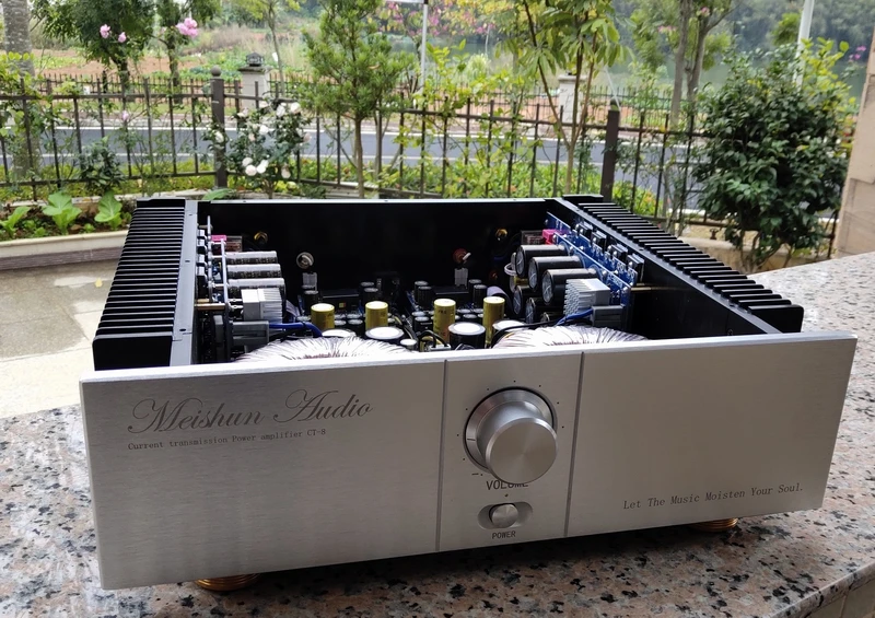 Latest Current transmission fever HIFI high-power amplifier MJL4302A/MJL4281A 2-channel 500W Nippon Steel Core A1145/C2705
Latest Current transmission fever HIFI high-power amplifier MJL4302A/MJL4281A 2-channel 500W Nippon Steel Core A1145/C2705