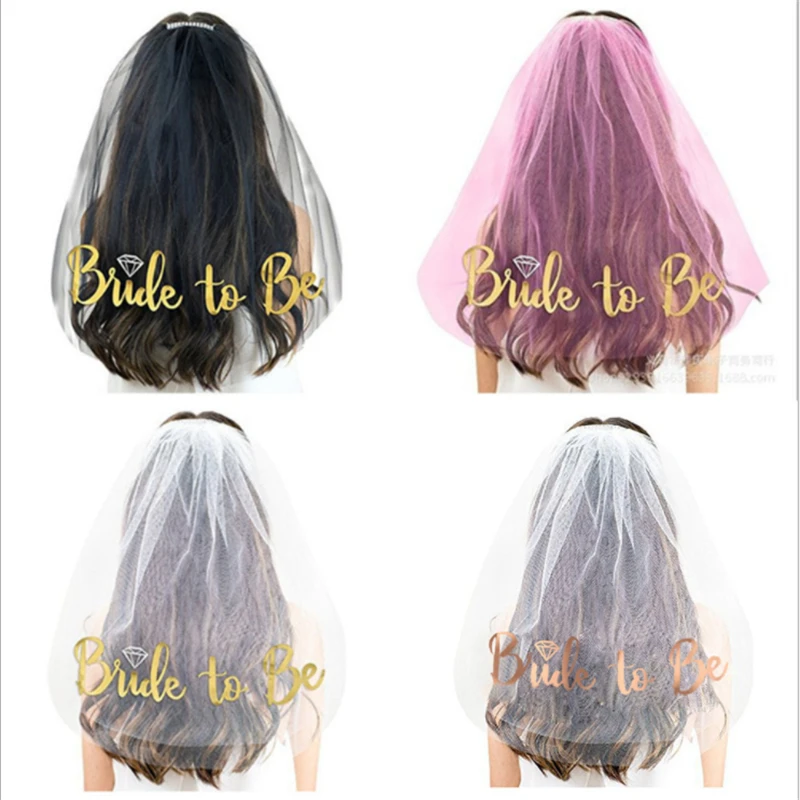New European and American popular veil rose gold single party nylon hair comb wedding bride to be bridal veil
New European and American popular veil rose gold single party nylon hair comb wedding bride to be bridal veil