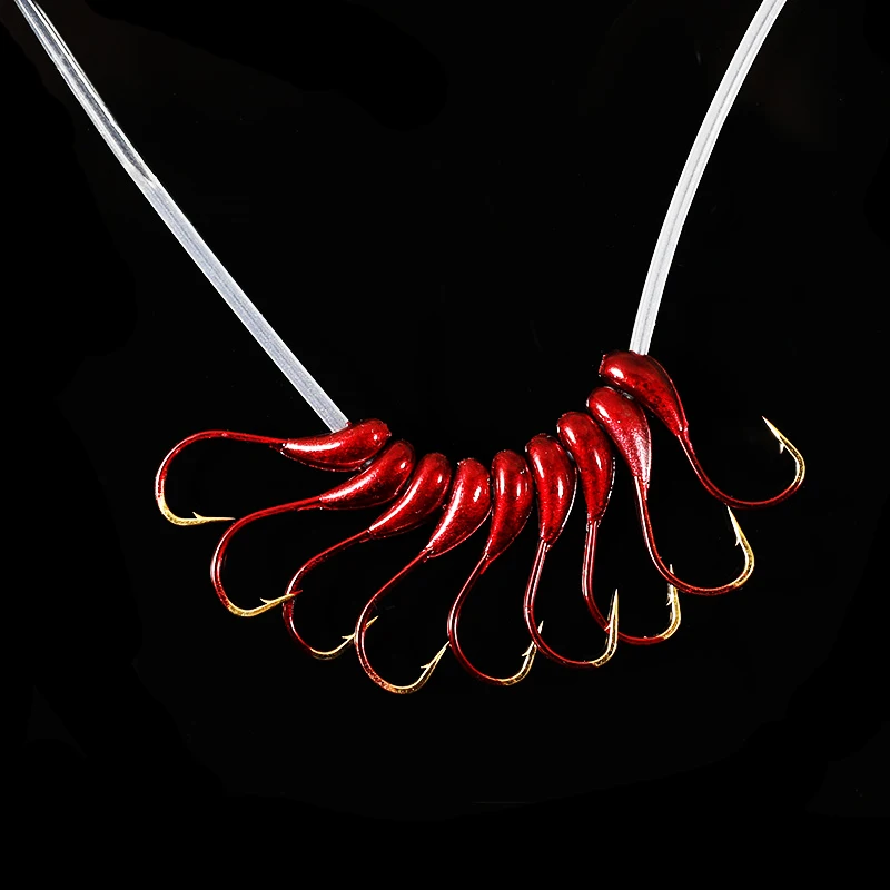 10pcs Ice Fishing Tungsten Jig Japan Hook Ice Lead Head Bait Winter Fishing Hook Red Worm Maggot Fishhook Carp Fishing Tackle
10pcs Ice Fishing Tungsten Jig Japan Hook Ice Lead Head Bait Winter Fishing Hook Red Worm Maggot Fishhook Carp Fishing Tackle