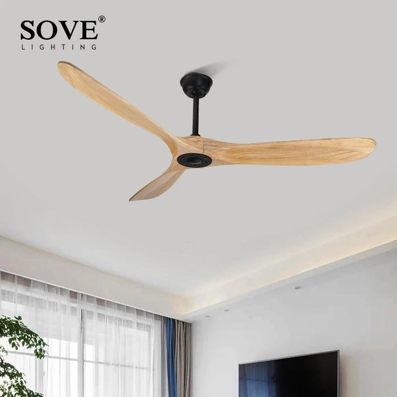SOVE 60 Inch Vintage Wood Ceiling Fan With Remote Control No Light Loft Wooden Ceiling Fans Without Lights Lamp DC Fans 220V
SOVE 60 Inch Vintage Wood Ceiling Fan With Remote Control No Light Loft Wooden Ceiling Fans Without Lights Lamp DC Fans 220V