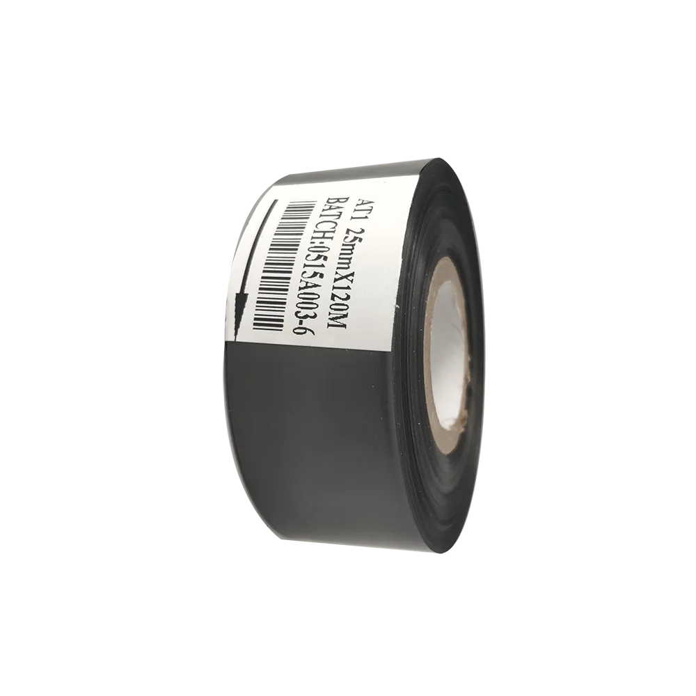 Original coding foil from factory 25mm date machine Black color hot foil ribbon
Original coding foil from factory 25mm date machine Black color hot foil ribbon