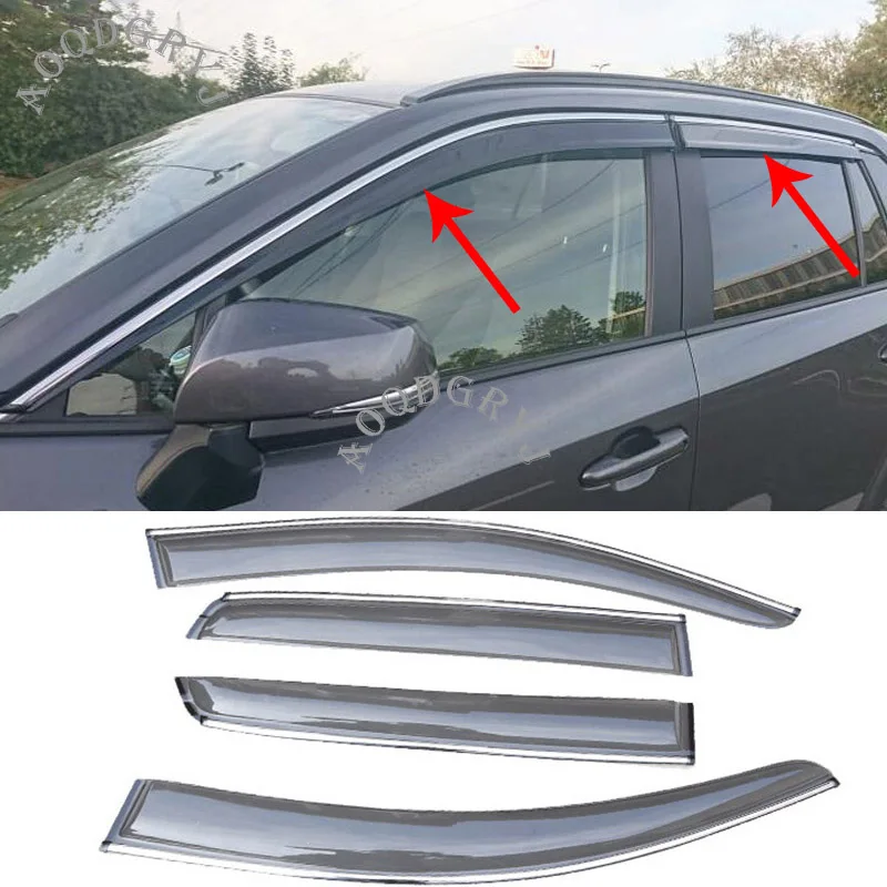 Car Styling Accessories Window Visor Vent Sun Shade Rain Guard Door Visor For Toyota RAV4 2019-2020
Car Styling Accessories Window Visor Vent Sun Shade Rain Guard Door Visor For Toyota RAV4 2019-2020