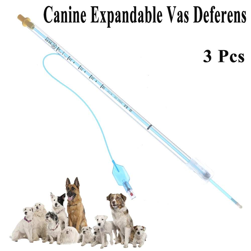 3PCS Disposable New Pet Dog Canine Accurate Artificial Insemination With Inflatable Ball Sperm Injection Device Supplies
3PCS Disposable New Pet Dog Canine Accurate Artificial Insemination With Inflatable Ball Sperm Injection Device Supplies