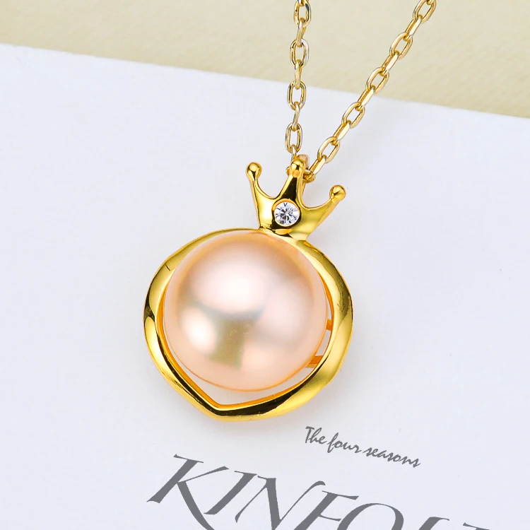Crown Design Pendant Fittings DIY Pearl S925 Silver Jewelry Making For 9-10mm Pearls(Not Including pearls)
Crown Design Pendant Fittings DIY Pearl S925 Silver Jewelry Making For 9-10mm Pearls(Not Including pearls)