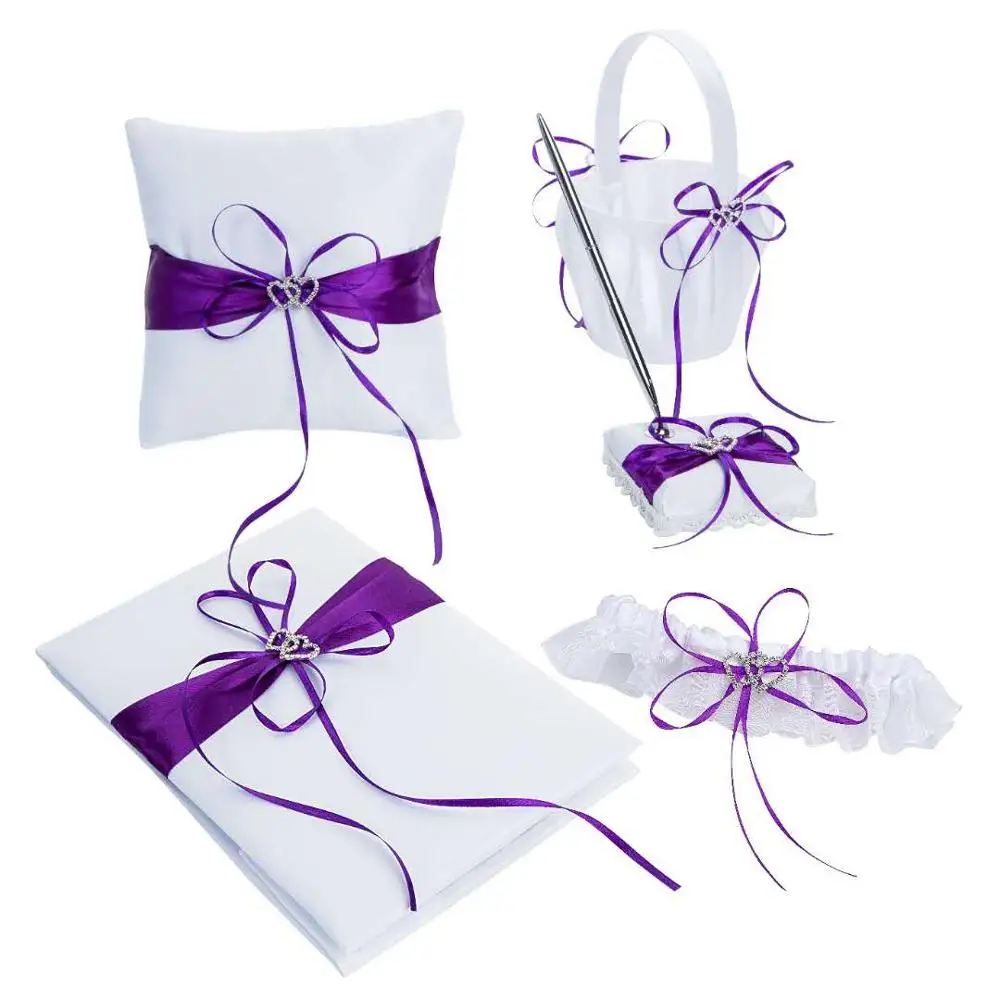5pcs Wedding Guest book Sets Pen Cushion Ring Pillow Flower Basket Wedding Decoration Event Party Supplies
5pcs Wedding Guest book Sets Pen Cushion Ring Pillow Flower Basket Wedding Decoration Event Party Supplies
