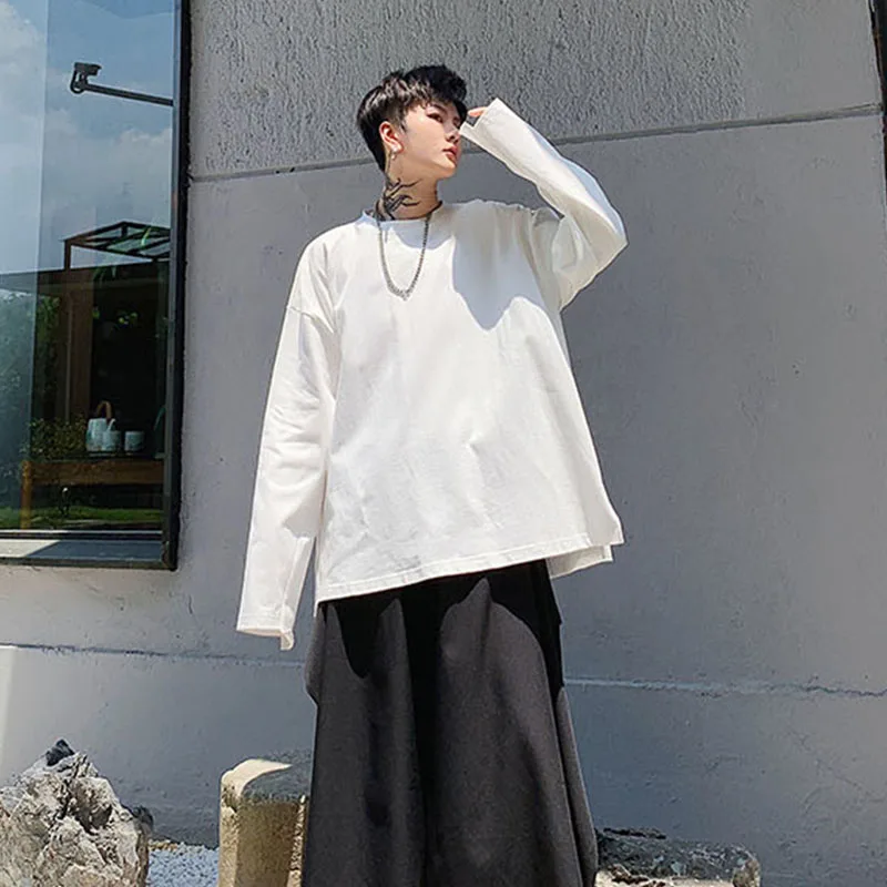 Men's T-shirt European American spring style round collar loose T-shirt men's casual long sleeve hip hop fashion sweatshirt
Men's T-shirt European American spring style round collar loose T-shirt men's casual long sleeve hip hop fashion sweatshirt