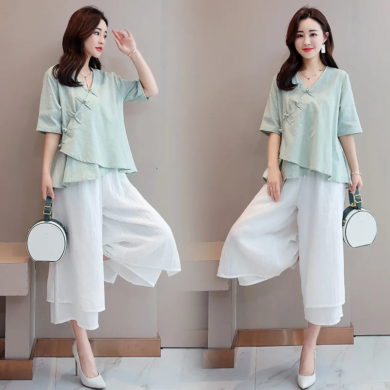 Chinese Style Vintage Hanfu Traditional Clothing for Women Tang Suit Linen Shirts Tai Chi Uniform Breathable Blouse Clothes
Chinese Style Vintage Hanfu Traditional Clothing for Women Tang Suit Linen Shirts Tai Chi Uniform Breathable Blouse Clothes