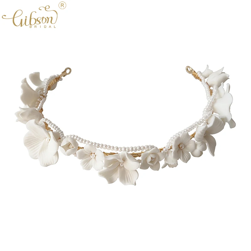 Ins Style Handmade Bridal Tiara Ceramic Flowers Hair Accessories Bridesmaids Headband Jewelry Wedding Crown For 2022
Ins Style Handmade Bridal Tiara Ceramic Flowers Hair Accessories Bridesmaids Headband Jewelry Wedding Crown For 2022