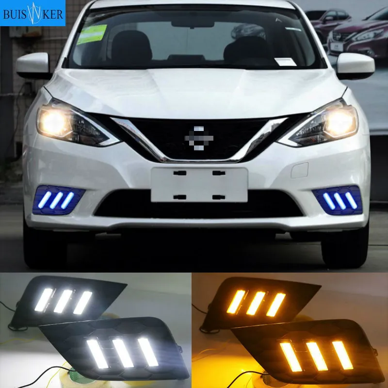 2Pcs LED Daytime Running Light For Nissan Sentra sylphy 2016-2018 Waterproof 12V DRL Fog Lamp Decoration Car accessories
2Pcs LED Daytime Running Light For Nissan Sentra sylphy 2016-2018 Waterproof 12V DRL Fog Lamp Decoration Car accessories