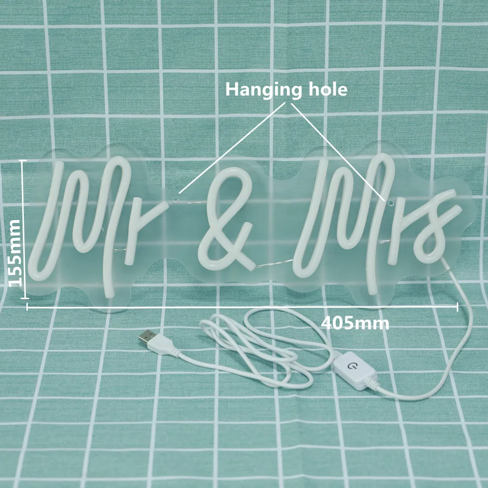 LED Mr & Mrs Flexible Neon Sign Customizable Wedding Decor Bridal Bedroom Home Wall Lighting Ideal for Marriage Parties
LED Mr & Mrs Flexible Neon Sign Customizable Wedding Decor Bridal Bedroom Home Wall Lighting Ideal for Marriage Parties