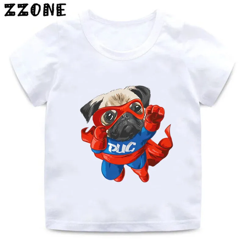 Superhero Pug Print Cartoon Kids T-Shirts Kawaii Funny Dog Baby Girls T shirt Summer Casual Children Tops Boys Clothes,HKP5435
Superhero Pug Print Cartoon Kids T-Shirts Kawaii Funny Dog Baby Girls T shirt Summer Casual Children Tops Boys Clothes,HKP5435