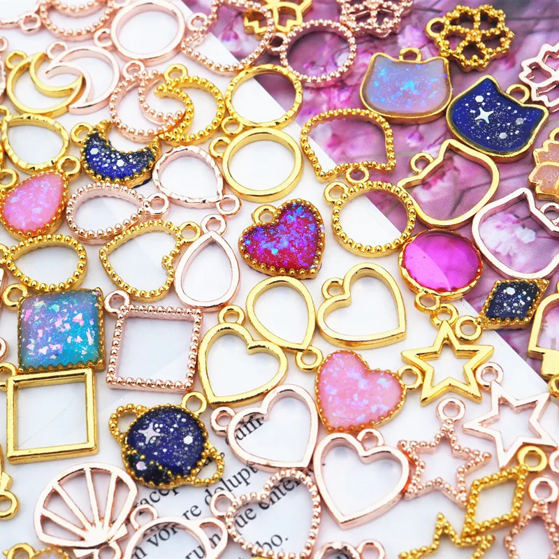200pcs alloy drip glue frame star charm DIY hollow square heart pendants for headdress accessories wedding Jewelry handmade
200pcs alloy drip glue frame star charm DIY hollow square heart pendants for headdress accessories wedding Jewelry handmade