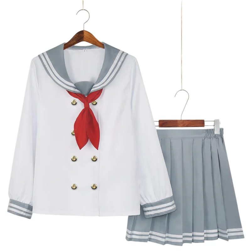 Sailor Suit Female Japanese Jk Uniform Student Jacket Korean Style Long and Short Skirt Navy Cute Sleeve College Style School
Sailor Suit Female Japanese Jk Uniform Student Jacket Korean Style Long and Short Skirt Navy Cute Sleeve College Style School