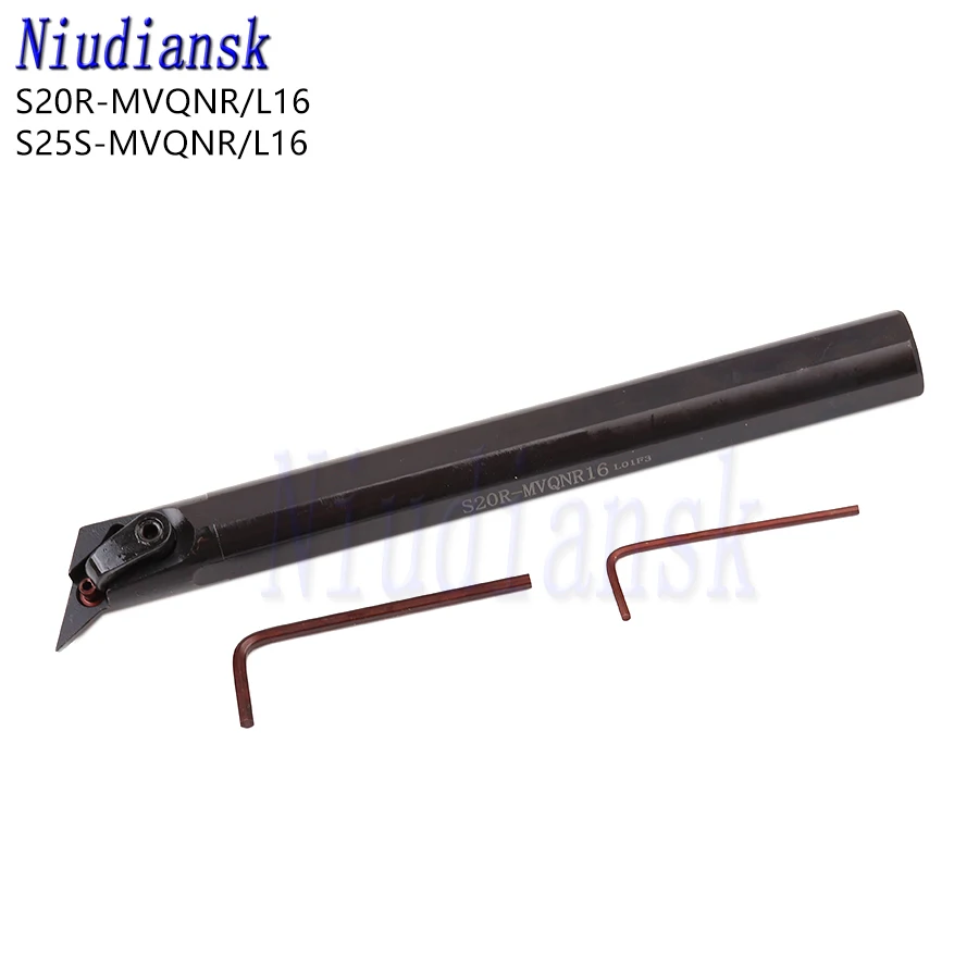 1pc S20R-MVQNR16 S25S-MVQNR16 Internal Turning Tool Holder CNC Lathe Tool S20R-MVQNL16 S25S-MVQNL Arbor,For Carbide Inserts VNMG
1pc S20R-MVQNR16 S25S-MVQNR16 Internal Turning Tool Holder CNC Lathe Tool S20R-MVQNL16 S25S-MVQNL Arbor,For Carbide Inserts VNMG