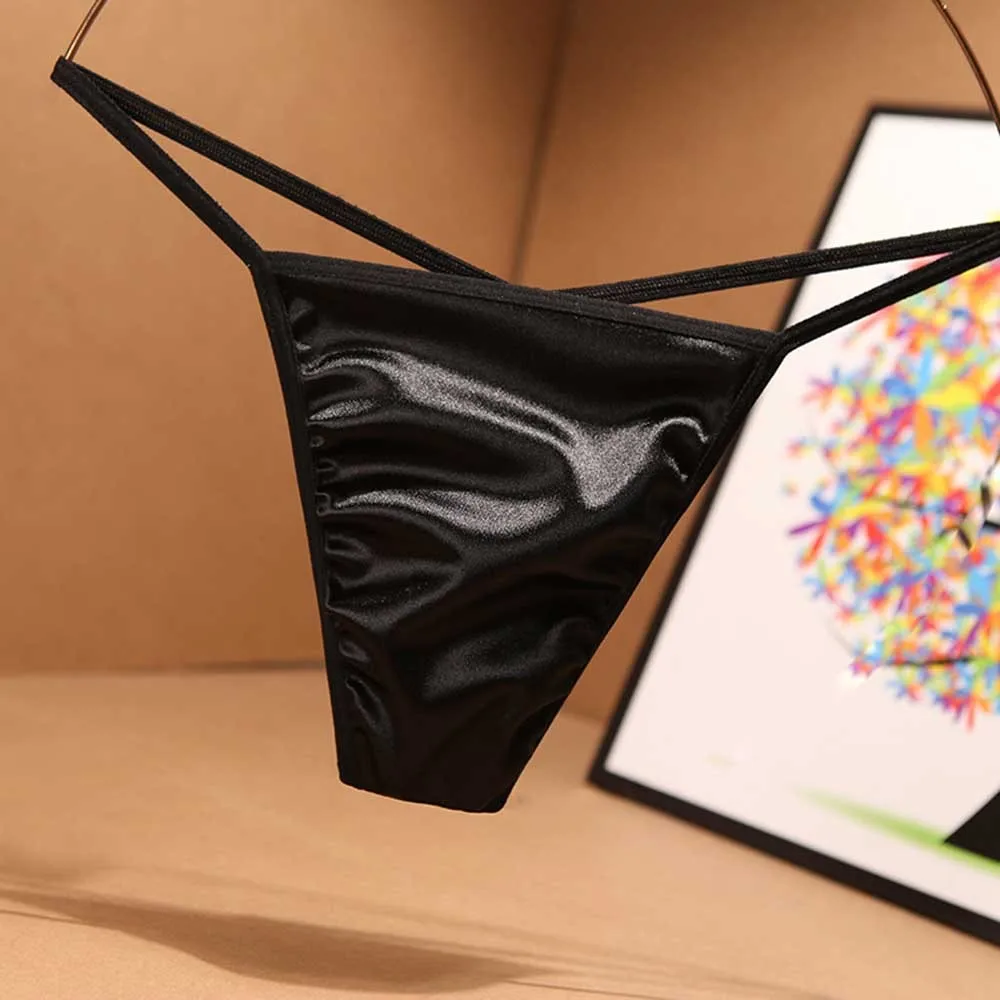 Silk Satin Sexy Thong Men Brief Bikini G Strings Men Panties High Stretch Erotic Lingerie Underwear Low Rise Tiny T-back Briefs
Silk Satin Sexy Thong Men Brief Bikini G Strings Men Panties High Stretch Erotic Lingerie Underwear Low Rise Tiny T-back Briefs