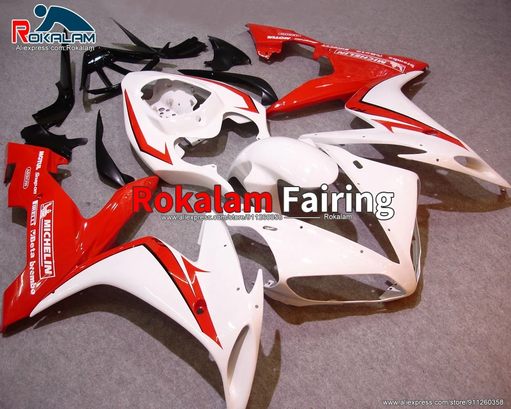 Fairing For Yamaha R1 2004 2005 YZF1000 2006 White Red Black Motorcycle Body Kit (Injection Molding)
Fairing For Yamaha R1 2004 2005 YZF1000 2006 White Red Black Motorcycle Body Kit (Injection Molding)
