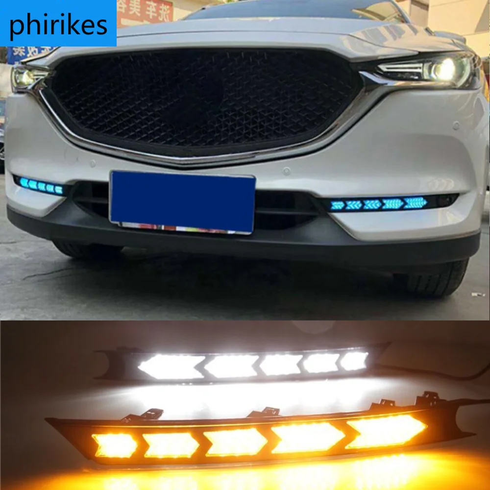 LED Daytime Running Lights For Mazda CX-5 CX5 CX8 CX-8 2017 2018 drl fog lamp 12V ABS DRL Driving lights with turn signals
LED Daytime Running Lights For Mazda CX-5 CX5 CX8 CX-8 2017 2018 drl fog lamp 12V ABS DRL Driving lights with turn signals