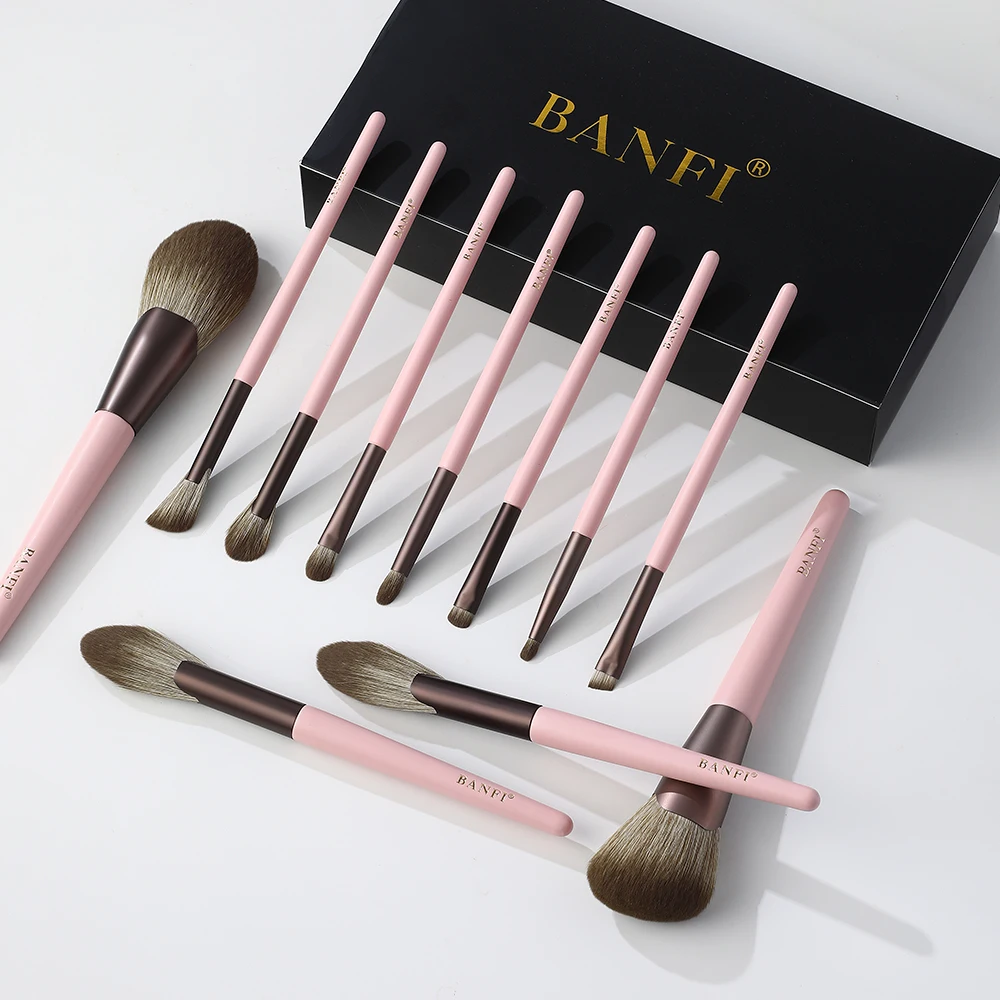 XINYAN 11pcs Cherry Blossom Pink Makeup Bushes Set Lip Shadow Brush Eye Shadow Concealer Brushes Powder Foundation Beauty Tools
XINYAN 11pcs Cherry Blossom Pink Makeup Bushes Set Lip Shadow Brush Eye Shadow Concealer Brushes Powder Foundation Beauty Tools