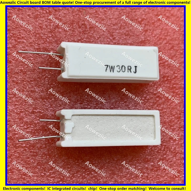 10Pcs/Lot 7W30RJ 7W30ΩJ RX27-5 SQM Vertical Cement Resistance 7W30ohm 7W30R Ceramic Resistance Precision ±5% Power Resistance
10Pcs/Lot 7W30RJ 7W30ΩJ RX27-5 SQM Vertical Cement Resistance 7W30ohm 7W30R Ceramic Resistance Precision ±5% Power Resistance
