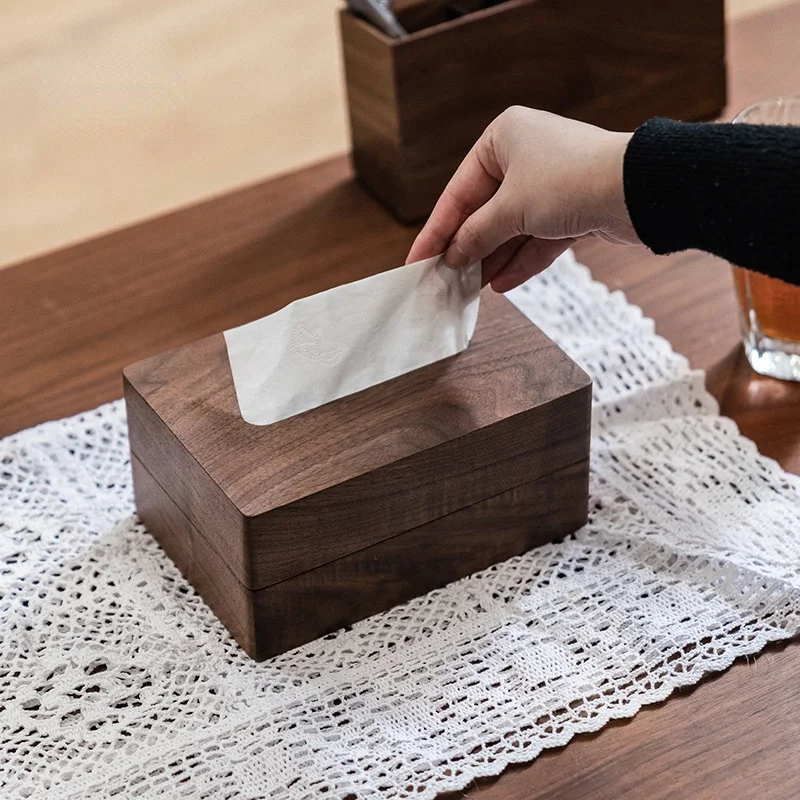 Solid wood pumping box living room home Nordic minimalist paper towel bedside dining room black walnut paper pumping box
Solid wood pumping box living room home Nordic minimalist paper towel bedside dining room black walnut paper pumping box